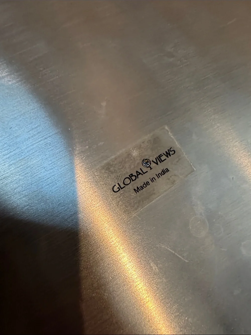 Global Views polished metal